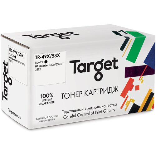 Картридж Target TR-49X/53X, 7000 стр, черный барабан pgdrhp2015 2 5 для hp laserjet 1320 p2015 1160 m2727nf p2015d 1320n 3390 p2014 static control