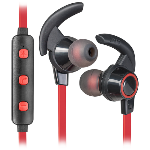 фото Гарнитура defender outfit b725 black+red, bluetooth (63726)