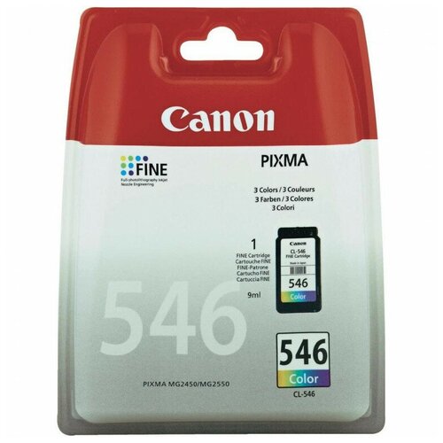 Картридж Canon CL-546 (8289B001), 180 стр, многоцветный картридж canon cl 461 3729c001 180 стр многоцветный