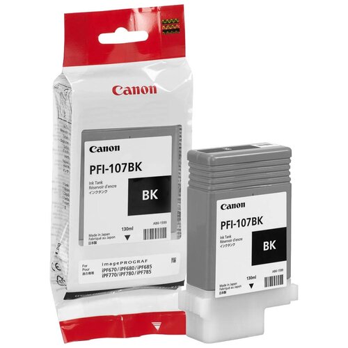  Canon PFI-107BK (6705B001), 130 , 