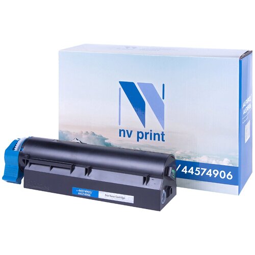Картридж NV Print 44574906/44574902 для Oki, 10000 стр, черный картридж opticart 44574906 44574902 на 10000 копий
