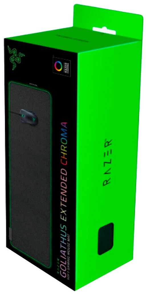 Коврик для мыши RAZER Goliathus Chroma Extended черный/зеленый [rz02-02500300-r3m1] - фото №3