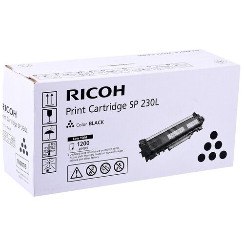 Картридж Ricoh SP 230L, 1200 стр, черный ионизатор емкость для соли sp ws 05 17476000005645 1034321 17476000001365 kid4550