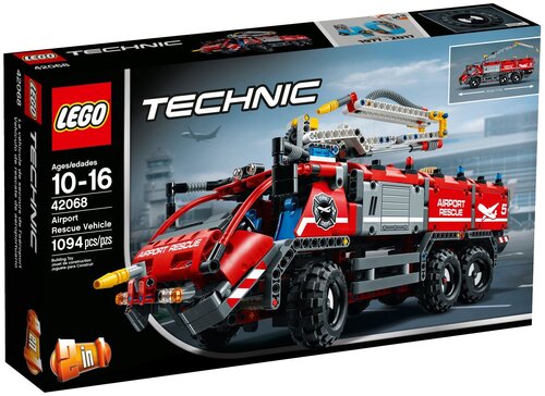 Конструктор LEGO Technic 42068 Автомобиль спасательной службы аэропорта, 1094 дет.