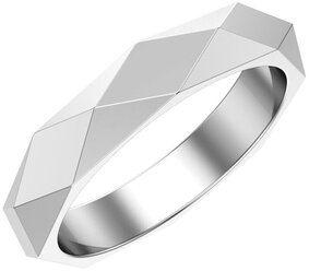 Серебряное кольцо обручальное, ширина 3.5 мм 1000028-00245 POKROVSKY