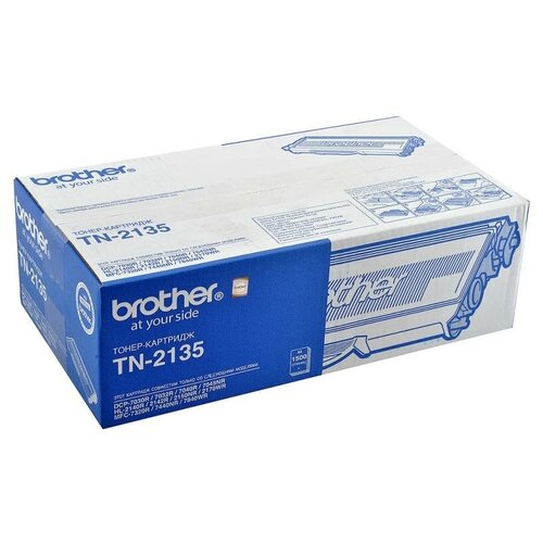 картридж brother tn 2135 tn 2135 1500стр черный Картридж Brother TN-2135, 1500 стр, черный