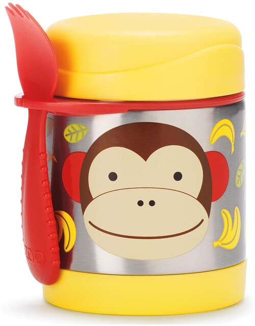 Термос для еды SKIP HOP Zoo Monkey Marshall, 0.325 л, желтый