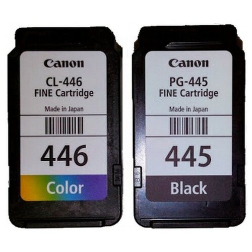 Комплект картриджей Canon PG-445/CL-446 8283B004, 180 стр, многоцветный струйный картридж pl pg 445xl для принтеров canon pixma ip2840 mg2440 mg2540 mg2540s mg2545s mg2940 mg3040 mx494 ts3140 с чернилами black profiline