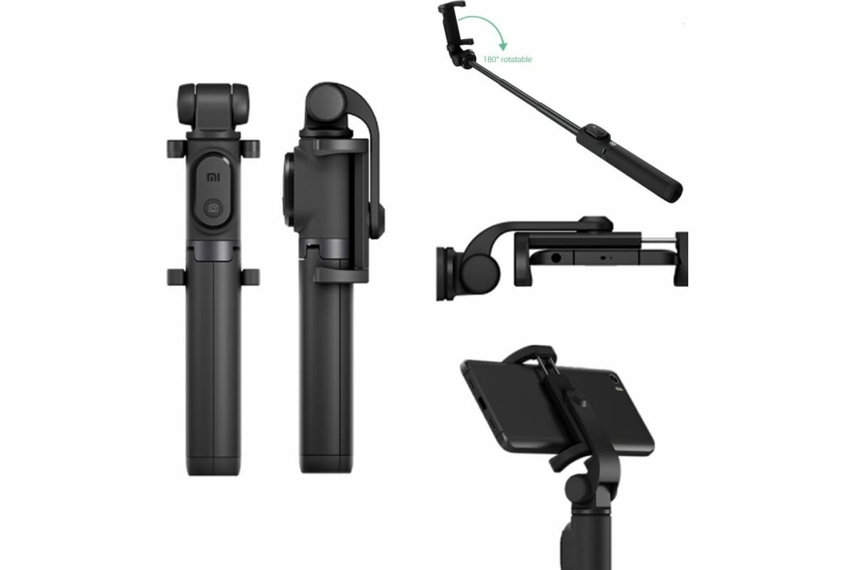 Трипод/монопод Xiaomi Mi Bluetooth Selfie Stick Tripod черный