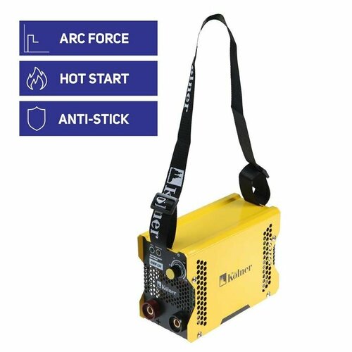 Сварочный аппарат инверторный Kolner KIWM 230 230 А 41 кВт 20-230 А d16-4 мм ПВ 80 1206100₽