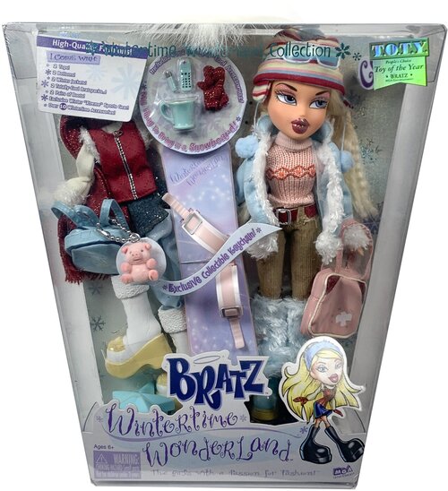 Кукла Хлоя из Братц серии Сказочная зима 2003, Bratz Wintertime wonderland Cloe.