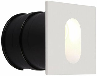 MAYTONI Уличный светильник Via Urbana O022-L3W, 3 Вт, цвет арматуры: черный, цвет плафона белый