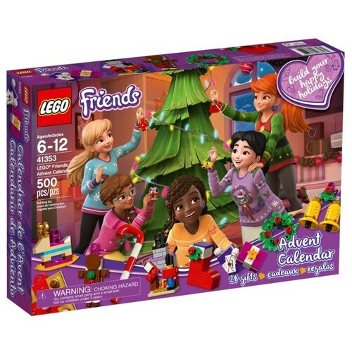 LEGO Friends 41353 Новогодний календарь, 500 дет. lego 10763 stephanie s lakeside house лего домик стефани у озера