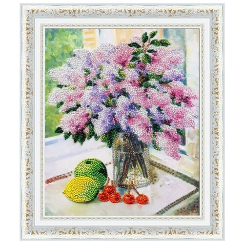 фото Набор для вышивания «золотое руно» рт-153 майская сирень