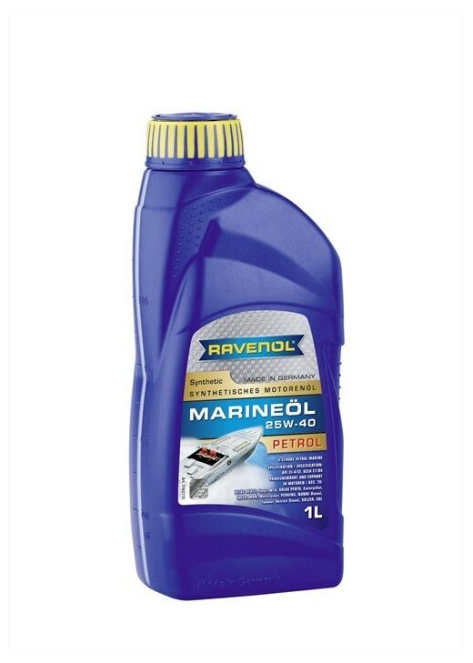 RAVENOL 116211500101999 Моторное масло RAVENOL Marineoil PETROL SAE 25W-40 synthetic (1л) new Ravenol 116211500101999