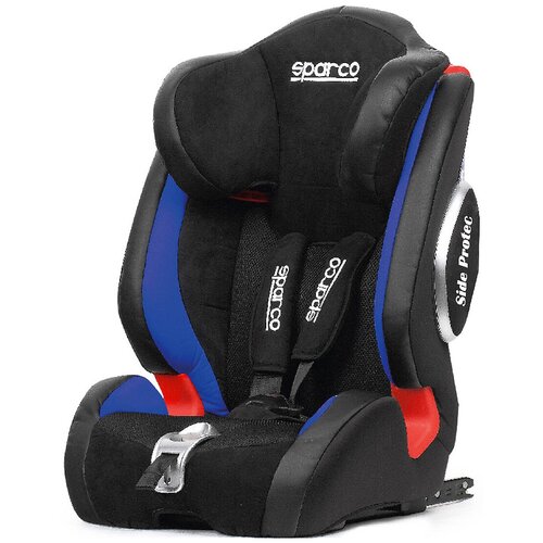 Автокресло группа 1/2/3 (9-36 кг) sparco F1000KI Isofix, серый