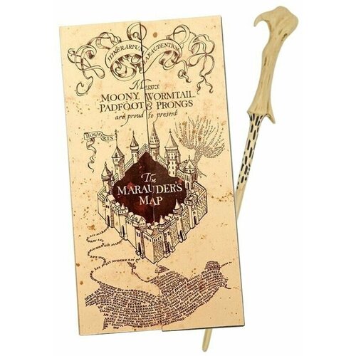 Набор Волшебная палочка Волан-де-Морта из Гарри Поттера + Карта мародёров