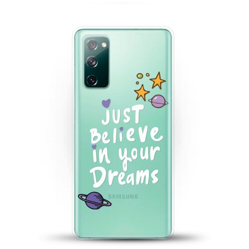 фото Силиконовый чехол just believe на samsung galaxy s20fe (fan edition) andy & paul