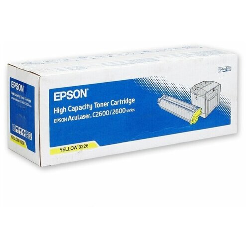 Картридж Epson C13S050226, 5000 стр, желтый картридж epson c13s050316 5000 стр желтый