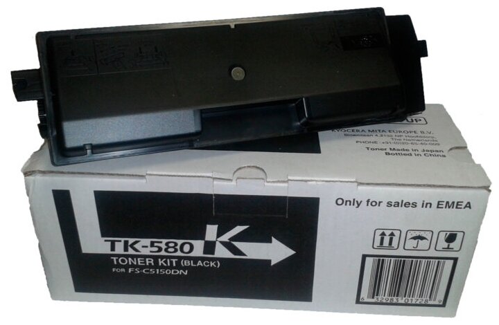 Kyocera Тонер-картридж оригинальный Kyocera TK-580K 1T02KT0NL0 черный 3.5K
