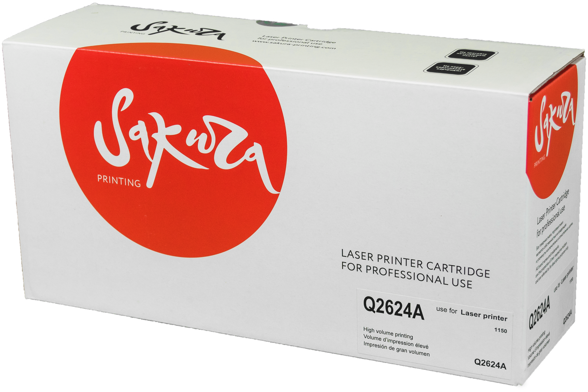 Картридж Sakura Printing SAKURA Q2624A для HP LaserJet 1150, черный, 2500 к.
