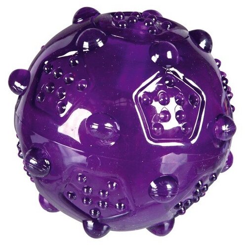 игрушки для собак trixie tennis ball размер 6 4см Мячик для собак TRIXIE мяч (33677), розовый, 1шт.