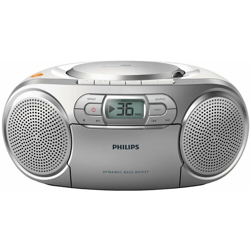 PHILIPS Магнитола Philips AZ127/12, Silver