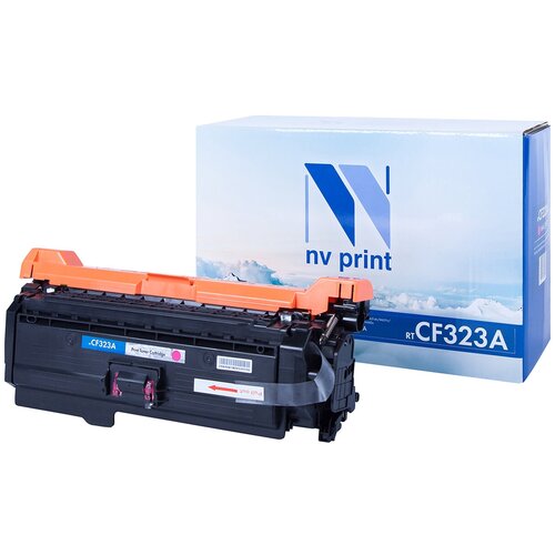 Картридж NV Print CF323A для HP, 16500 стр, пурпурный картридж hp cf321ac color laserjet enterprise mfp m680