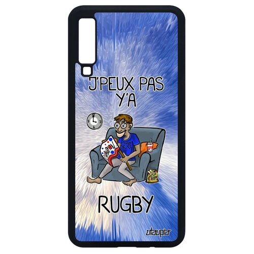 фото Чехол на телефон galaxy a7 2018, "не могу - смотрю регби!" спорт игра utaupia
