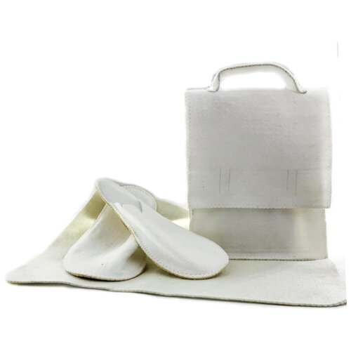 фото Подарочный банный набор из войлока 3 предметов русский банный дом