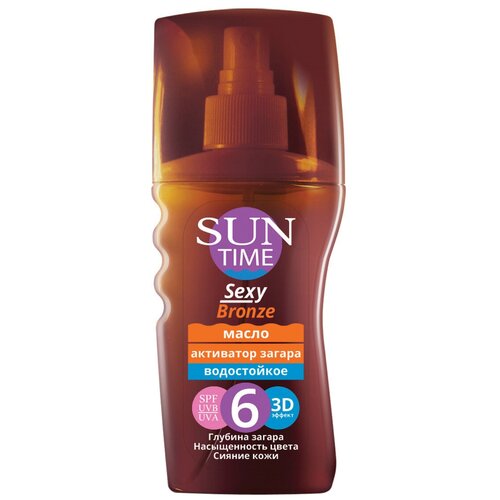 Биокон Биокон Sun Time масло для интенсивного загара Sexy Bronze SPF 6, 150 мл масло активатор загара для тела spf 6 биокон tan activating oil 160 мл