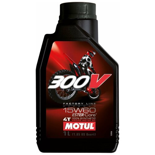 фото Синтетическое моторное масло motul 300v factory line off road 15w60 1 л