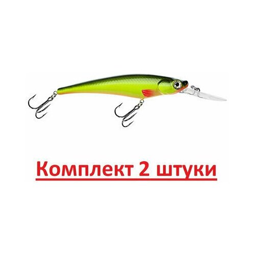 фото Воблер aqua пан 130mm, вес - 13,0g, цвет 144 (флуоресцентный болотник), 2 штуки