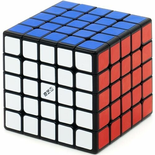 Головоломка Кубик Рубика QiYi MoFangGe 5x5x5 MS Черный кубик рубика qiyi mofangge 5x5x5 qizheng jelly прозрачный