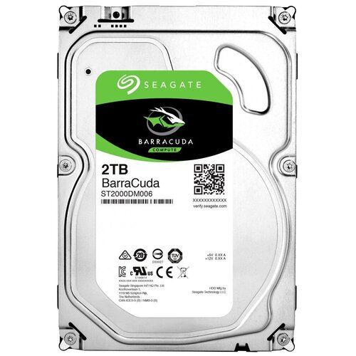 Жесткий диск Seagate Barracuda 2 ТБ ST2000DM006 жесткий диск seagate barracuda 3 тб st3000dm007