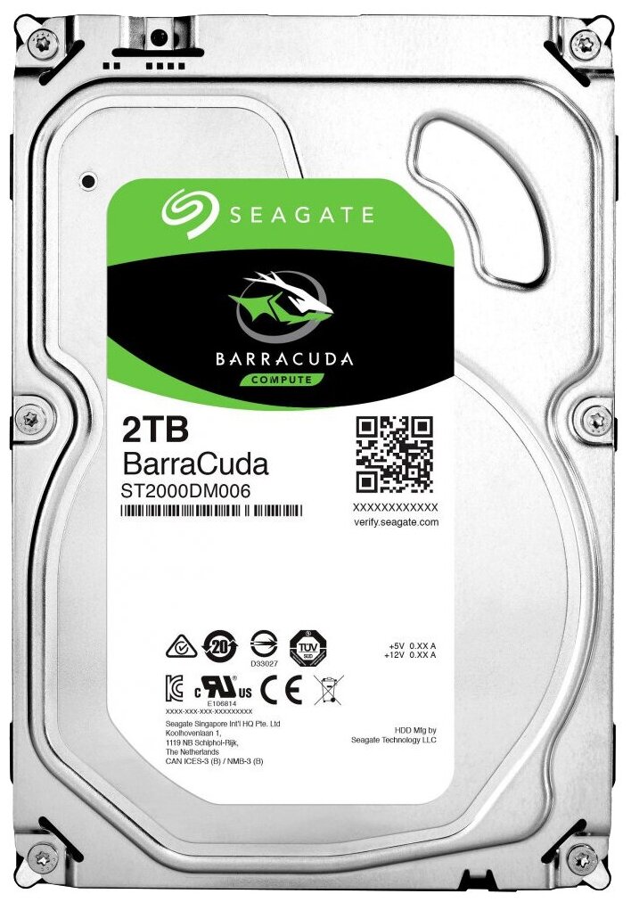 Жесткий диск Seagate Barracuda 2 ТБ ST2000DM006