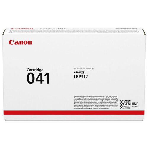 Картридж Canon 041BK (0452C002), 10000 стр, черный картридж canon 057hbk 3010c002 10000 стр черный