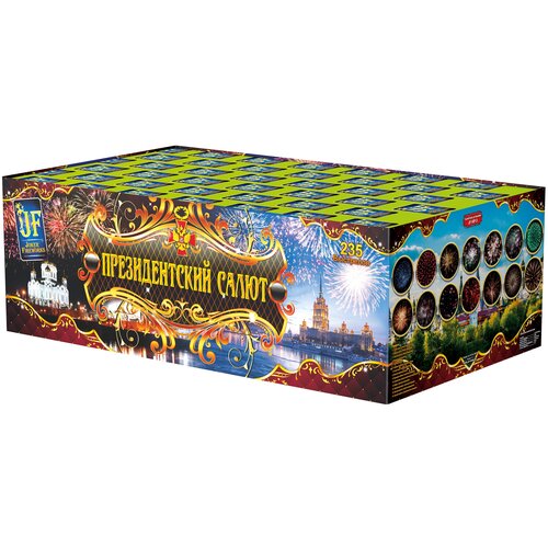 Батарея салютов Joker Fireworks Президентский JF VIP-3, 235 залпов