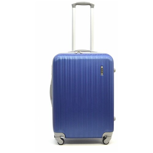 Чемодан ANANDA, 55 л, размер M, синий чемодан ananda 55 л размер m бордовый
