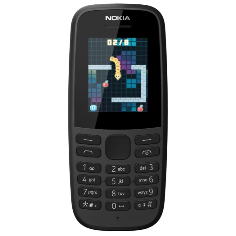 Мобильный телефон NOKIA 105 SS TA-1203, черный - фото №10
