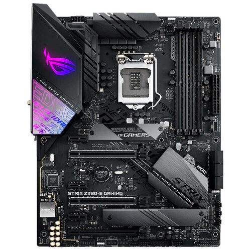 фото Материнская плата asus rog strix z390-e gaming
