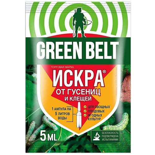 Green Belt средство для защиты от насекомых Искра М, 5 мл, 5 г