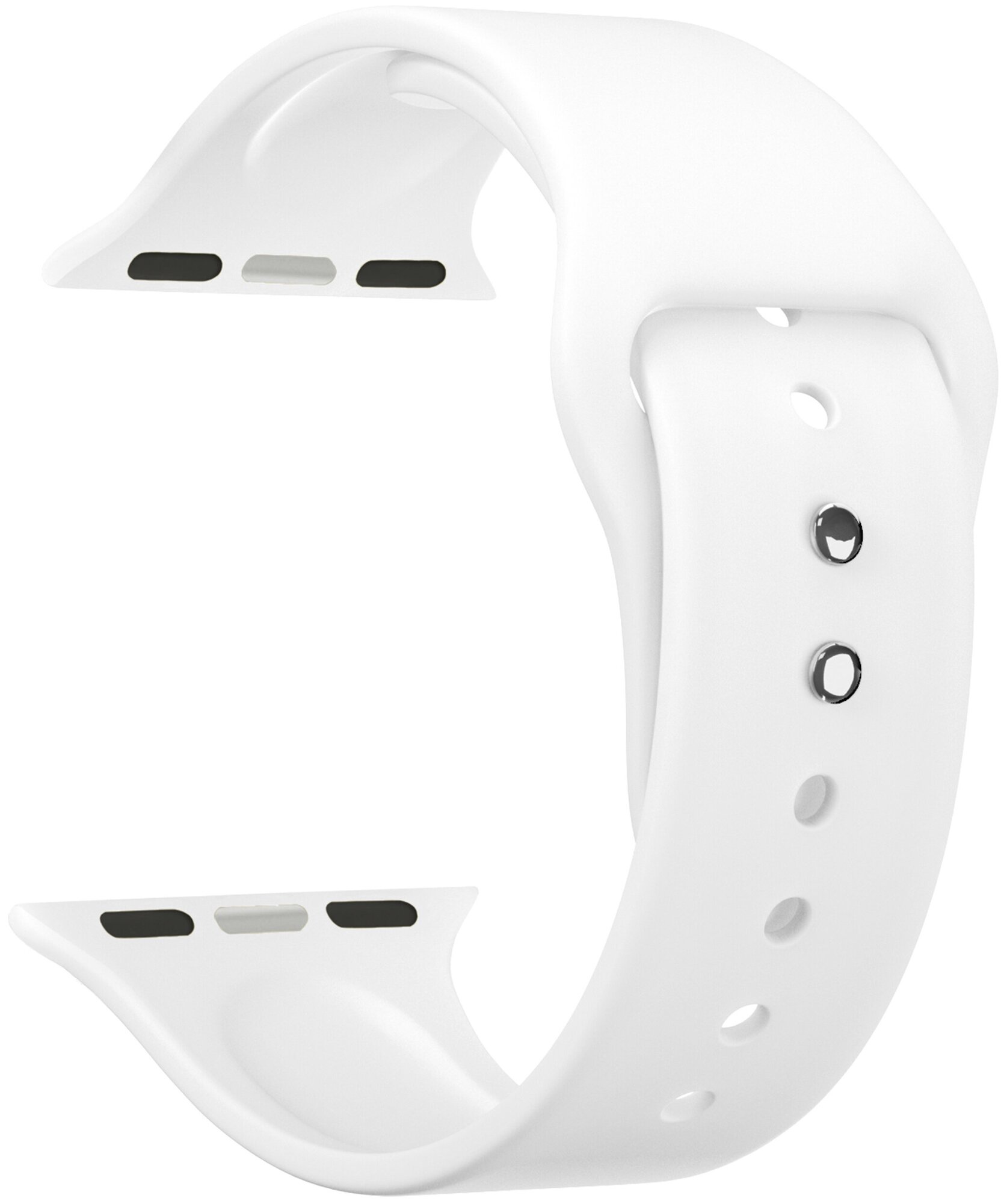 Силиконовый ремешок для Apple Watch 42/44/45 mm LYAMBDA ALTAIR DS-APS08-44-WT White