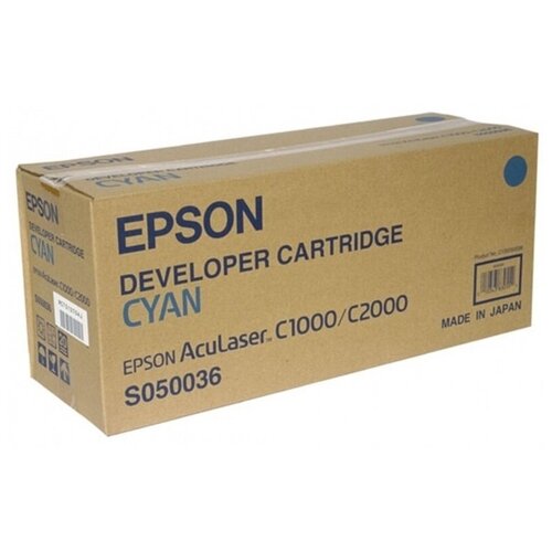 Картридж Epson C13S050036, 6000 стр, голубой картридж epson c13s050090 6000 стр голубой