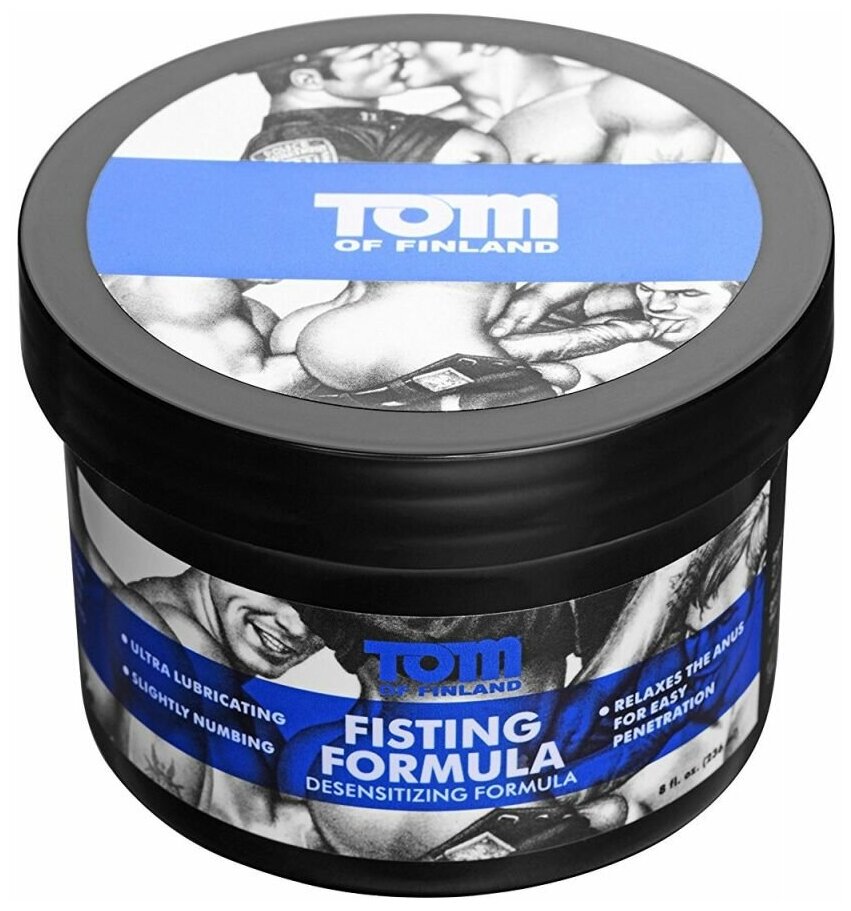 Крем -смазка XR Brands Tom of Finland Fisting Formula Desensitizing Cream, 236 мл
