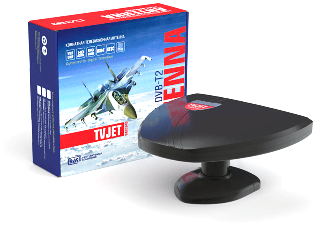РЭМО BAS-5340- 5V TVJET ANT Антенна комнатная ТВ цифровая эфирная для телевидения DVBt2 двб Т2
