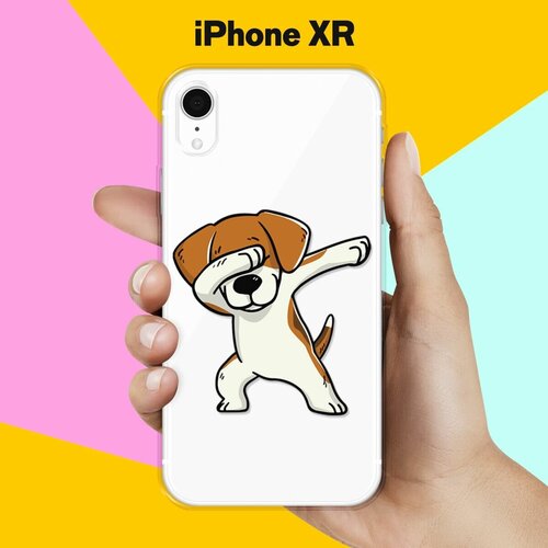 Силиконовый чехол Swag Бигль на Apple iPhone Xr