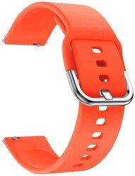 Lyambda Универсальный силиконовый ремешок Avior для часов 22 mm, оранжевый