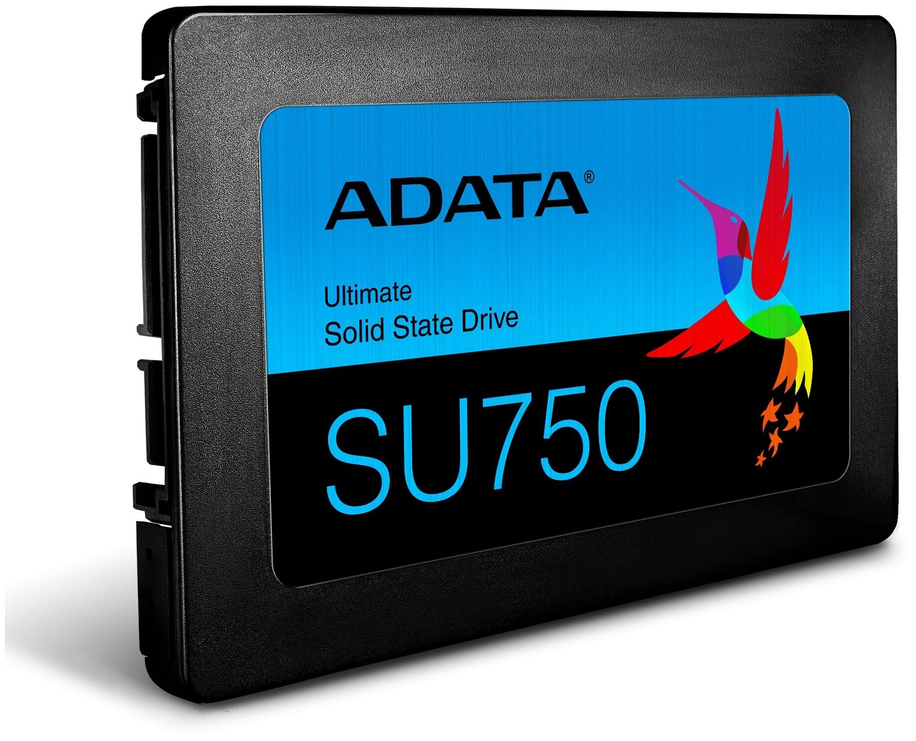 Накопитель SSD 2.5'' ADATA Ultimate SU750 256GB SATA 6Gb/s TLC 550/520MB/s IOPS 67K/75K MTBF 2M - фото №2