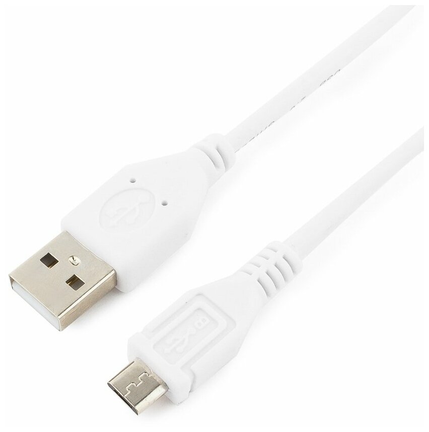 Micro USB кабель Cablexpert CCP-mUSB2-AMBM-W-1M